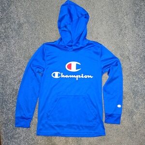 Blue Champion Hoodie. Boys size 10/12